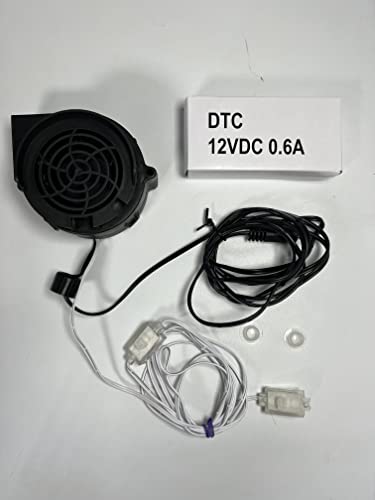 Gemmy Replacement .5a Fan Blower Airblown Inflatable 12v/0.67a Adapter JDH7530S, 2 LEDs
