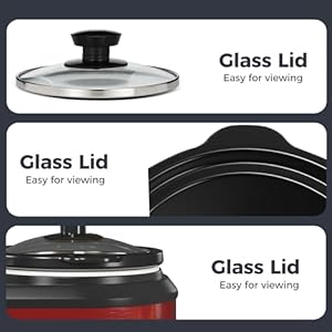 Doubleslowcookerbuffetserverandwarmerssmallslowcookerwith3individualadjustabletempdishwashersafedualceramicpotstotal25quartsred Urban Country Home Decor Double slow cooker buffet server and warmers small slow cooker with 3 individual adjustable temp dishwasher safe dual ceramic pots total 25 quarts red urban country home decor