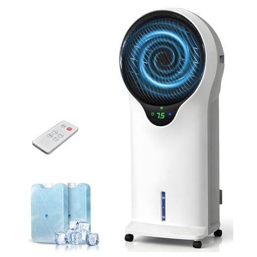 EXNOS 2000CFM Portable Evaporative Air Cooler for Indoor Use