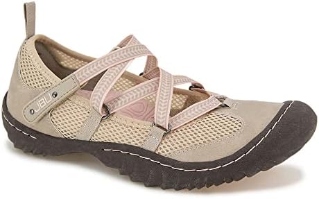 JBU by Jambu Women's Seashell Water Ready Mary Jane Flat, Taupe, 6.5 | Image 3