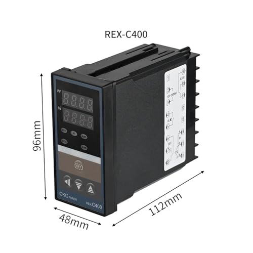 Thermostat affichage numérique DC24V REX C400 C700 pour sonde PT100 relais SSR