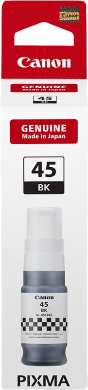 Canon Gi-45Bk Ink Cartridge 1 Pc(S) Original Black, W128925130 (Original Black)