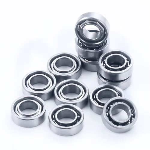 Roulements à billes étanches WPL C14 C24 MN D90, kit 12 pièces rechange acier 3x6x2 mm