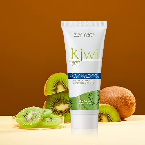 Miniatura 4 de Zermat, Crema de manos con glicerina, kiwi, hidratante y suaviza la piel, Crema para manos con glicerina kiwi. 2.82 Fl, Oz.