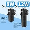 BlueYu Aquarium Filter, Fish Tank Filter 4-in-1 for 15-40 Gallon Tanks, Submersible Internal Filter with Wave-Maker, Oxygenation & Adjustable Air Flow for Freshwater/Saltwater/Turtle Tanks (8W) #4