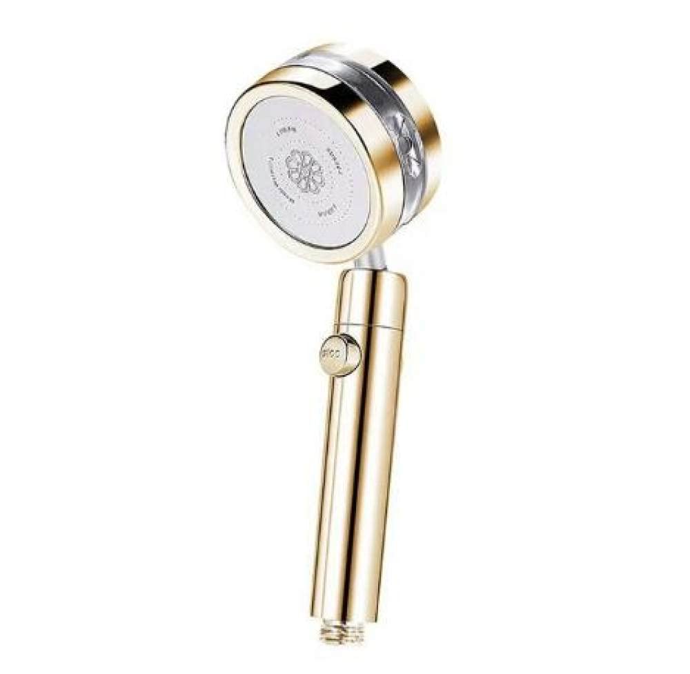 Pommeau de douche haute pression en aluminium avec jet massage rotatif 360