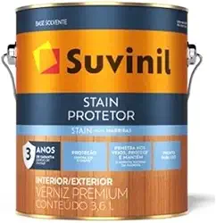 Verniz Stain Protetor Impregnante Acetinado Suvinil 3,6L Mogno