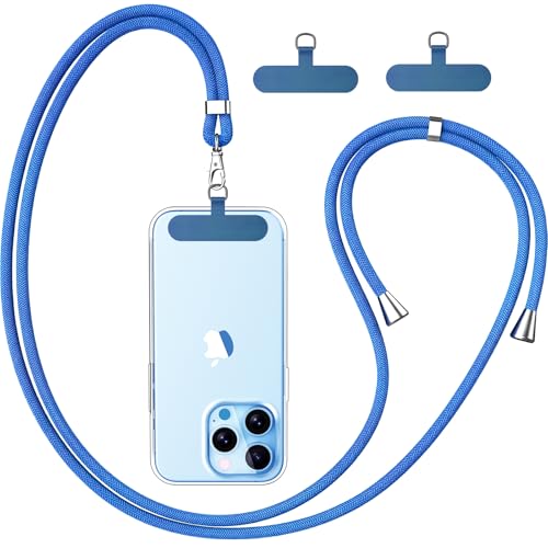 caslord Handyband Universal, Handy Lanyard mit Universelles Patch, Handyband mit Hülle kombinierbar, Einstellbar und Abnehmbar