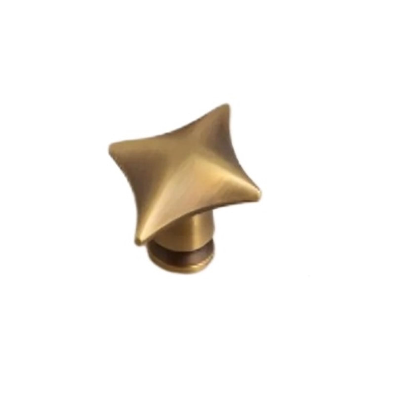 Ozlcua 2Pcs Bronze-Knob Retro Door Handle Star Drawer Handles Dresser Pull Antique Bronze Cabinet Knob Solid Brass Retro Kitchen Door Handle(2Pcs Bronze-Knob)