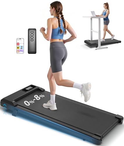 CIIHI Walking Pad with Incline Home - Small Walking Pad Treadmill Under Desk for Apartment Office -...