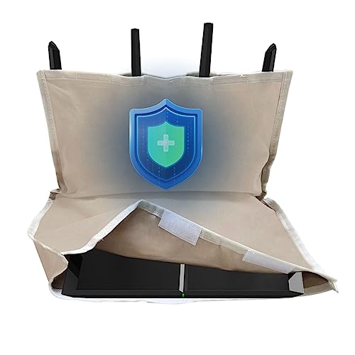 Housse de Protection pour routeur WiFi et cage Faraday anti ondes 35x41cm