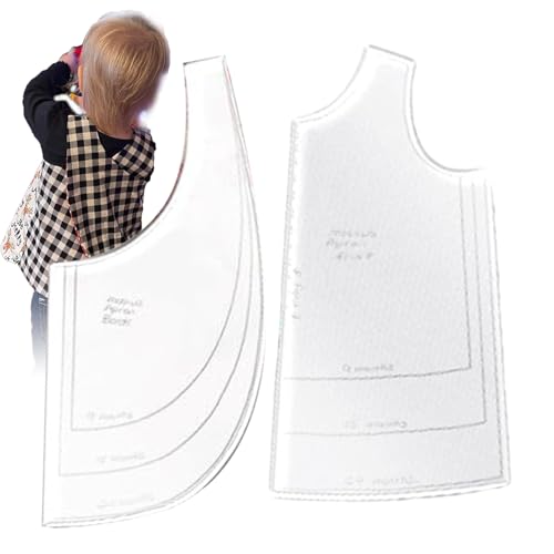 Reusable Best Sewing Stencil - Cutout Pattern | Reversible Tool for Doll Clothes Kids Clothing Sewing DIY Dress Making, Crafts and Garment Making Supplies