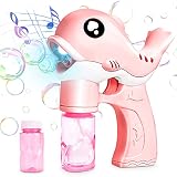 🐬 【Un buen regalo para su hijo】 Nuestra máquina de burbujas es perfecta como regalo o tratamiento especial para cualquier ocasión, fiesta o día festivo. La divertida máquina de burbujas se puede utilizar en interiores o exteriores. Este es un buen juguete para niños para que el juego de su hijo sea más cómodo y memorable.