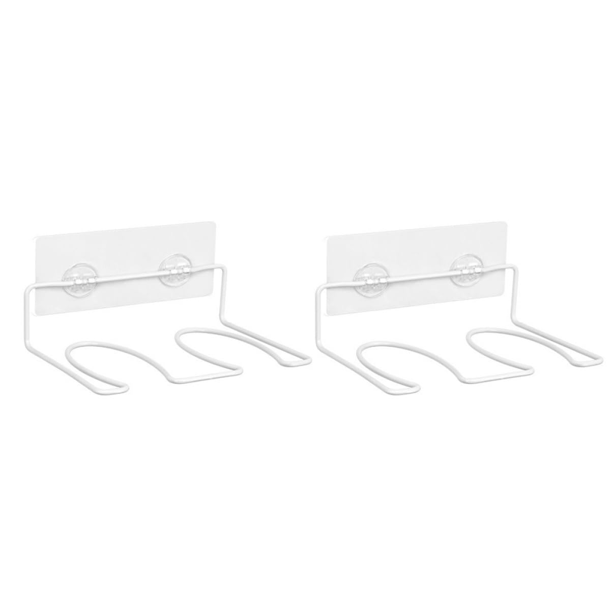 JECOMPRIS 2Pcs Wall Mounted Shoe Rack Creative Storage Organizer for Boots Shoes for Hallways Bathrooms and Dressing Rooms Sturdy Design for Smooth Surfaces White