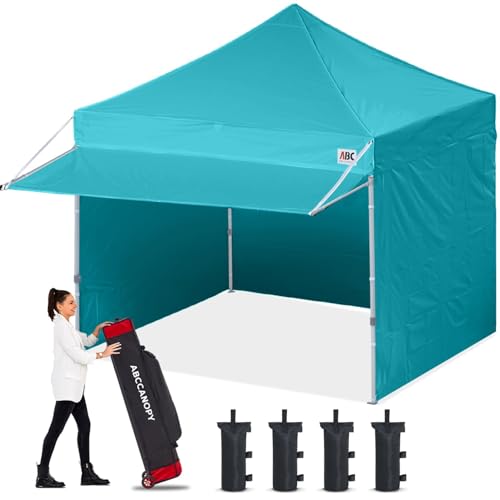 Image of ABCCANOPY 10x10 Commercial Pop up Canopy Tent with Awning Sidewall