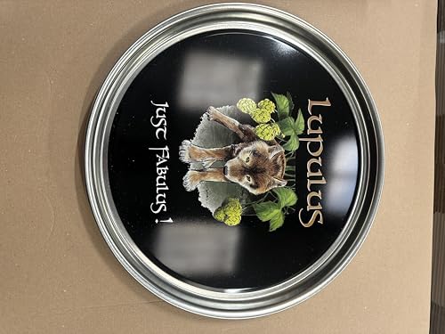 Générique 1 plateau métal bière lupulus 45 cm neuf superbe