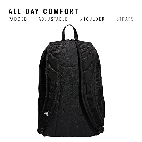 Image of adidas Stadium 4 Soccer Backpack - Team Sports Bag with Ball Pocket, 36L