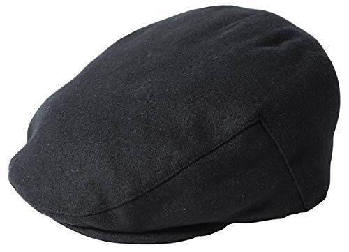 Failsworth Hats Melton - Gorra plana, color azul marino, azul marino, M