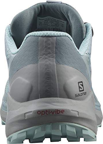 Salomon Sense Ride 4 Gore-Tex Invisible Fit Trail Running Shoes For Women, Slate/Monument/Pastel Turquoise, 8.5 #TOP4