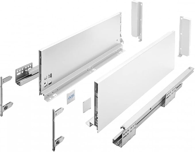 GTV- Sistema de Cajones Axis Pro, Juego de Cajones, Extracción Total y…