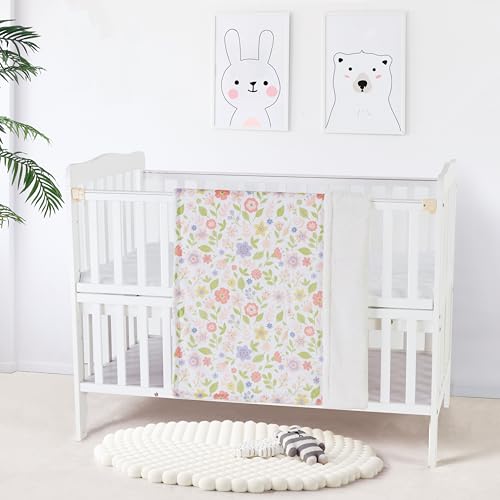 Image of CREVENT 30''X40'' Cute Cozy Fluffy Warm Baby Blanket for Girls Boys Infants Toddlers' Bedding /Crib /Cot /Stroller, Baby Shower Birthday Newborn's Gift - Daisy