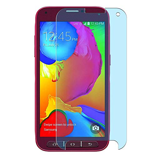 Puccy 3 Pack Anti Blue Light Screen Protector Film, compatible with Samsung Galaxy S5 Sport G860P TPU Guard （ Not Tempered Glass Protectors ）
