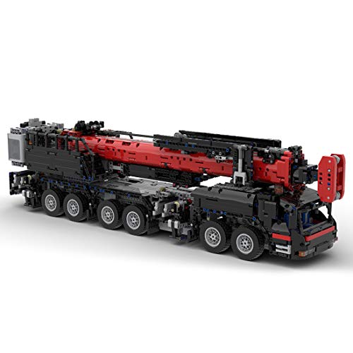 MAZOZ Technic Geländegängiger Kranwagen, 4325Teile 2.4G 1:26 Grove GMK6400 III Kran klemmbausteine Technik Kran… – Bild 3