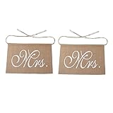 Letreros para novios: hechos de material de calidad, duradero y reutilizable.