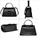 Small Black Purses for Women Cute Top Handle Crossbody Bag Trendy Tiny Clutch Handbag with Strap