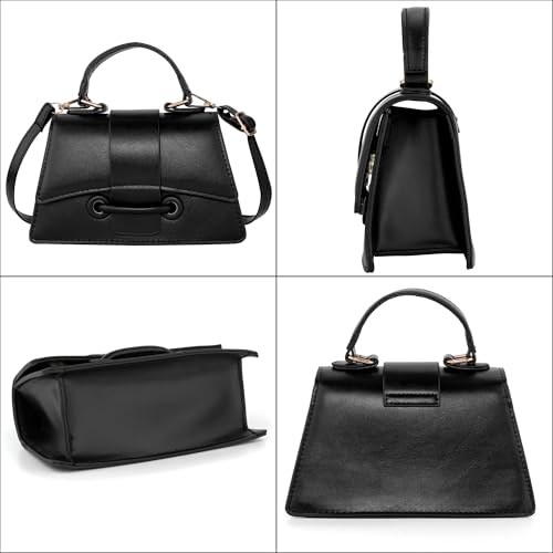 Image of Ayliss Micro Mini Crossbody Handbag Women's Purse Clutch Cute Mini Trendy Bag Top Handle PU Leather Shoulder Bag
