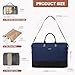LOVEVOOK Travel Bags for Women - Weekender & Carry On Set, 4 Pcs, Royal Blue-Black