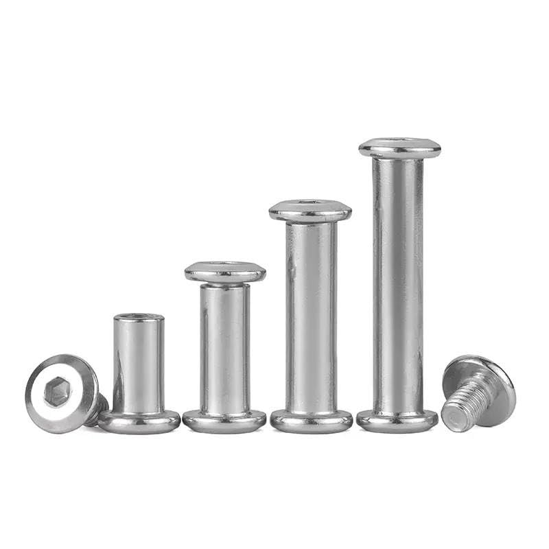 Image of Rely⇒VP INDUSTRIES (Combo Set -10 Pcs) M5x16 mm Full Sleeve JCB Nut with JCB Allen Head Screw + Allen Key 1 pc | Fastener for Joining Wood Boards, Kitchen Worktops, Cabinets, Beds
