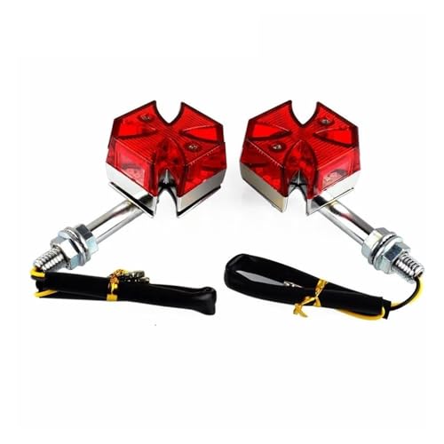 Clignotants LED pour moto feux avant arrière chopper bobber lot de 2