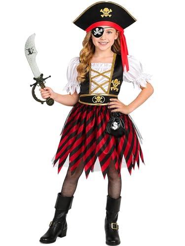 Disfraz de Pirata para Niñas 7-9 Años miniatura 1