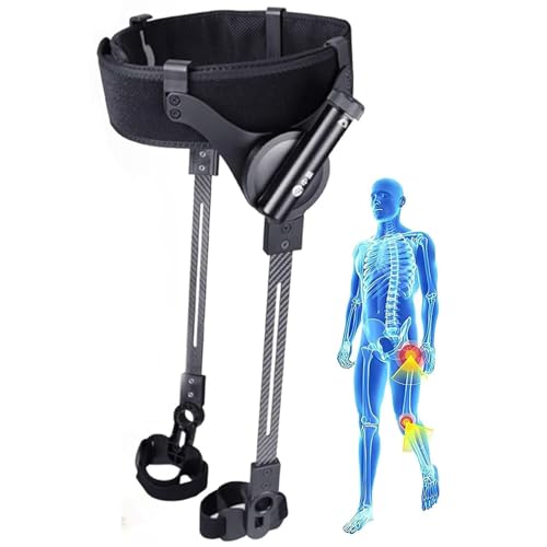 ZenSeFarin Exoesqueleto Caminar | Body Power Walking Aids | Andador Vertical Ligero | Resistencia Ajustable De 3 Niveles | Entrenador de extremidades Inferiores para Adultos y Ancianos M-Double