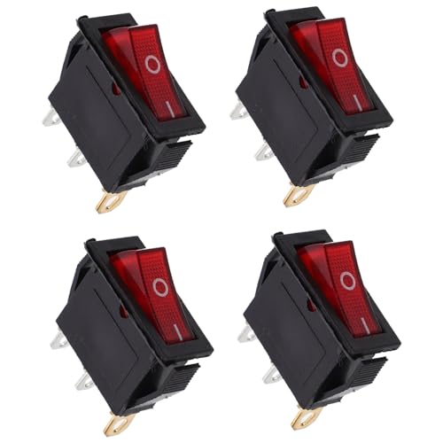 PartyKindom 4 Piezas Interruptor De Olla Electrico Botón De Palanca Para Cocina Eléctrica Interruptor De Palanca De Cocina Interruptor De Palanca Para Sartén Eléctrica Botones Cobre