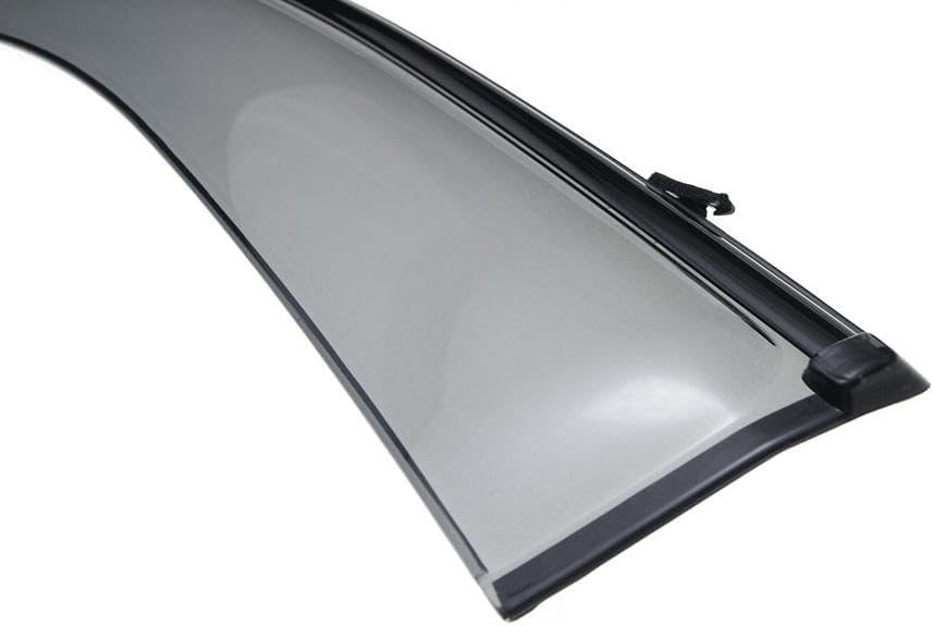 WellVisors Window Visors Wind Deflectors Compatible with Kia Sorento 2003-09 with Black Trim Rain Guards 3-847KA001