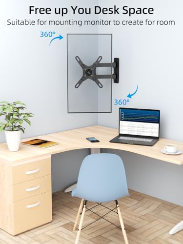 HOME VISION Long Reach TV Wall Bracket for 17-42 Inch Flat/Curved Screen TVs - Image 4