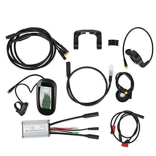 BONKZEBU Kit Eléctrico de Conversión de Bicicleta de 250W, Controlador de Medidor LCD de Motor de Alta Potencia para Entusiastas de la Bicicleta, Rueda de 20' (tracción Trasera atascada)