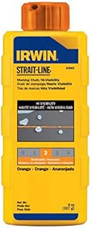 Irwin Strait Line 64905 8 Oz Fluorescent Orange Chalk Refills