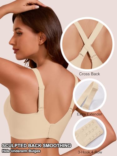 COCOMARTS Jelly Bras for Women No Underwire Push Up Bra - image 4