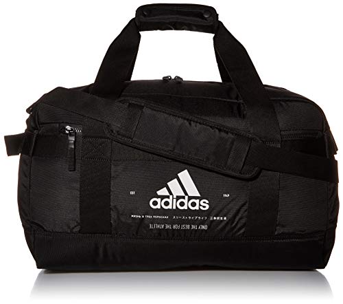 adidas Unisex Amplifier Duffel Bag, Black/White, ONE SIZE