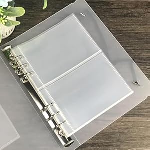 Qymdrion 10 Stück A5 Binderhüllen 1P 2P 4P