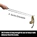 AYAMAYA Collapsible Snake Hook Extend to 39.3 inch, Telescoping Pocket Stainless Steel Snake Shaft Retractable Reptile Hook Soft Grip Field Hook for Catching Handling Grabber Separate Small Pet Snake