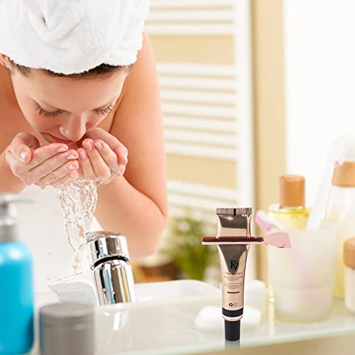 Image of 4PCS Toothpaste Squeezer,Tube Squeezer, Metal Tube Presser Tube Roller Tube Wringer Keys Dispenser Roller for Toothpaste Cosmetic Oil Cream Paint Squeezer(4 Color)