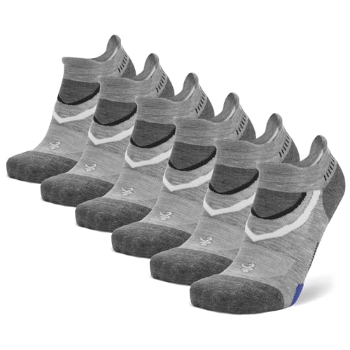 Balega Ultraglide Cushioning Performance No Show Athletic Running Socks for Men and Women (6-Pack)