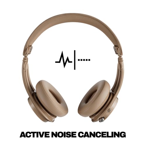 Image of Skullcandy Icon ANC On-Ear Wireless Bluetooth Headphones - Active Noise Cancelling, 97.5dB 60Hr Battery + Rapid Charge, Mic, Stay-Aware Mode, iOS & Android - Primer