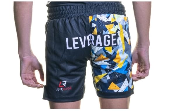 LeverageKids Jiu-Jitsu BJJ MMA Shorts - Nogi Grappling Kickboxing Muaythai Surfing Summer Holiday Shorts