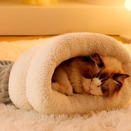 Sac de couchage pour chat : fini les courants d'air avec ce lit épais