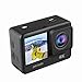 Porodo Lifestyle Waterproof Action Camera 900mAh, Waterproof Case Included, Multiple Shooting Modes, Dual Screen Display, 16MP HD Photos, Video/30fps Capture - Black